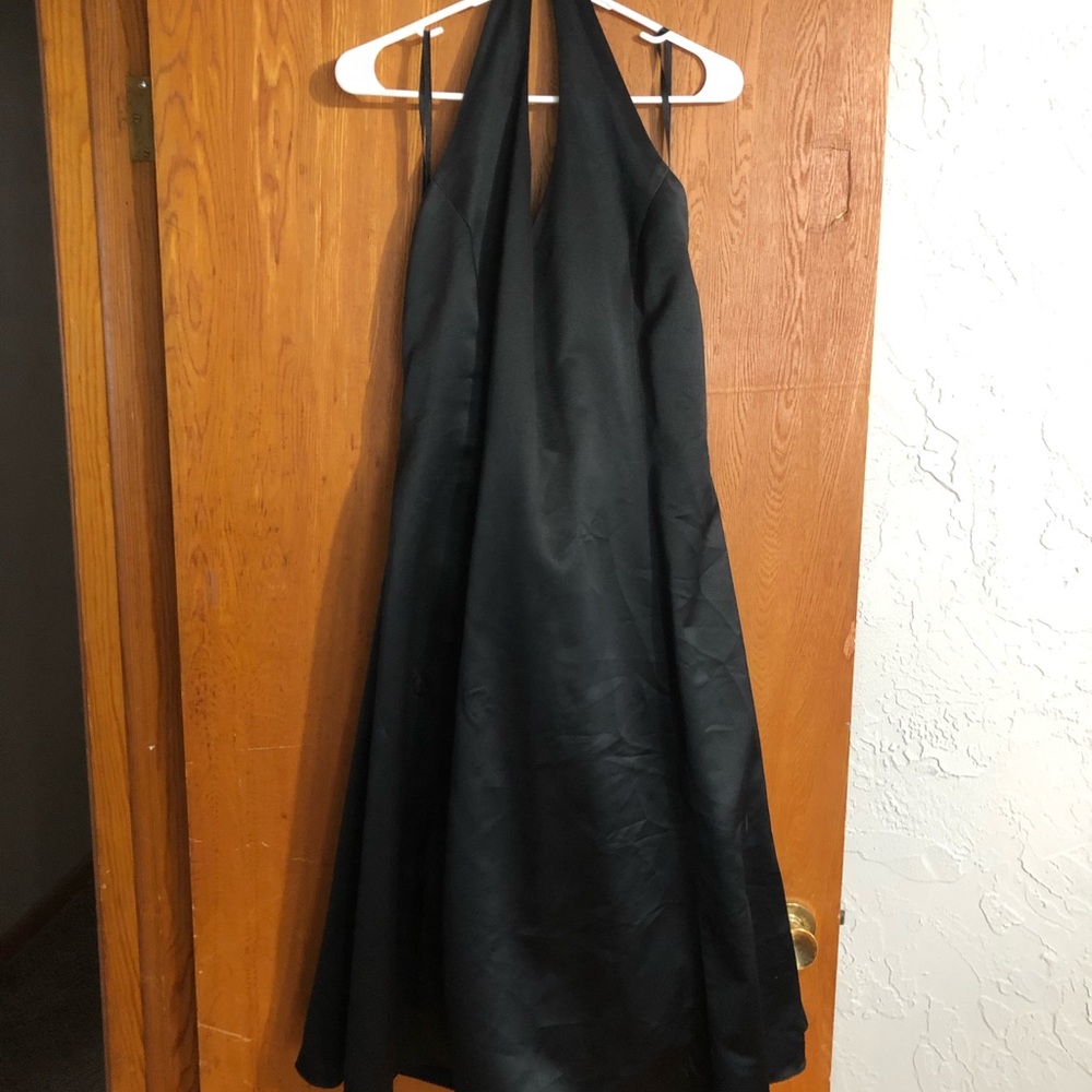 Black halter top